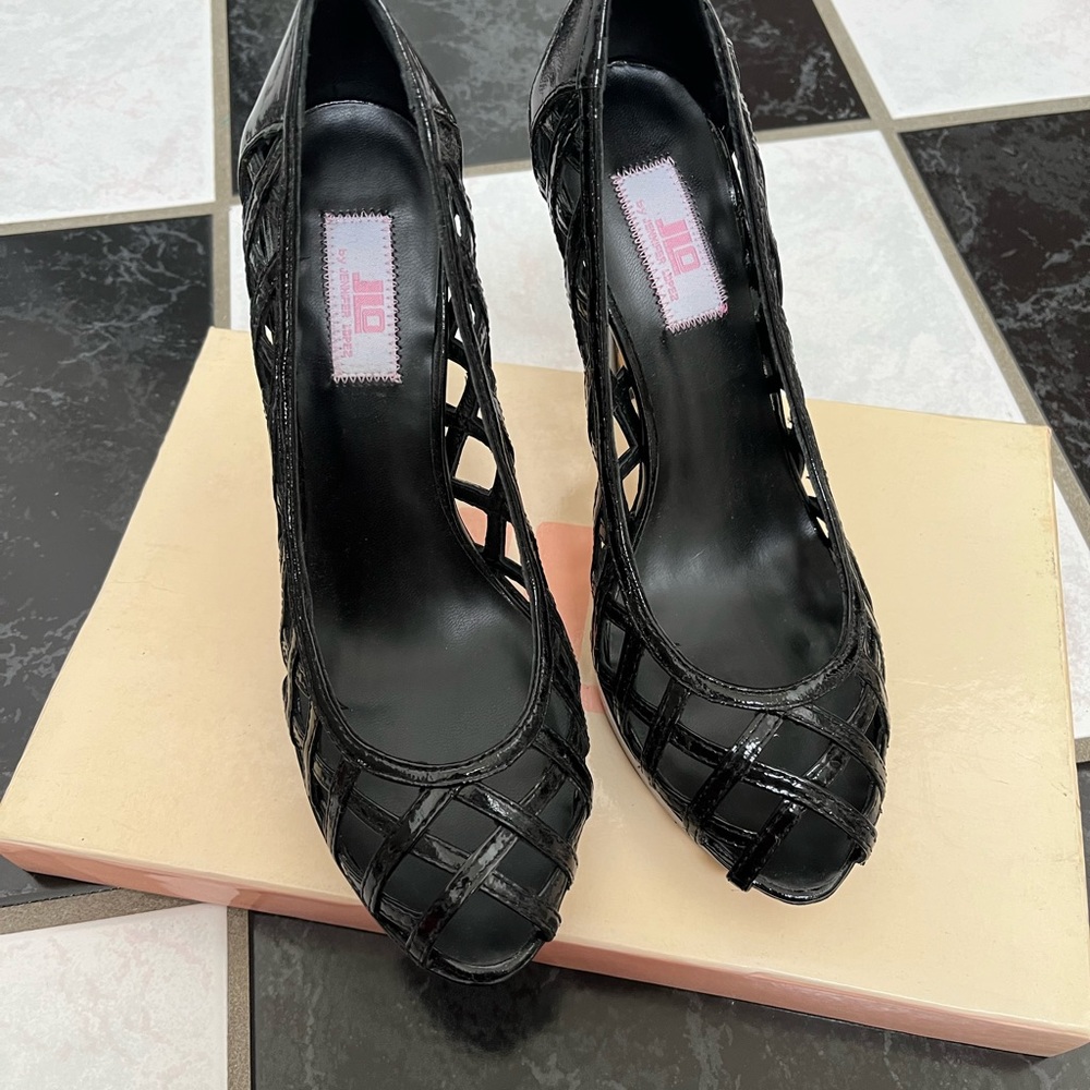 J Lo Lace Pumps
